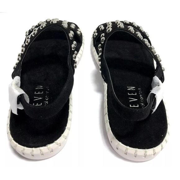 Steve Madden Women’s Steven, NC-Shams Black Slingback Sandals, Size 8 M. - Picture 4 of 6